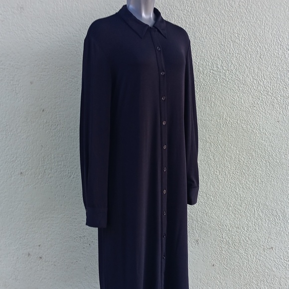 CAMI INTERNATIONAL LADIES BLACK (11) BUTTON FT CLOSURE LUXURY DRESS (TAIWAN) - Picture 9 of 17